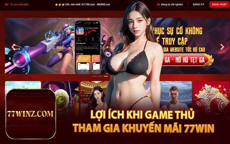 Lợi Ích Khi Game Thủ Tham Gia Khuyến Mãi 77WIN